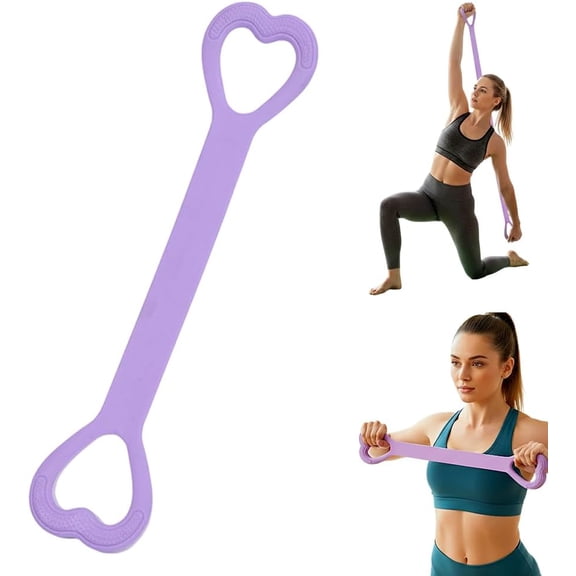 Figure 8 Resistance Bands Exercise Bands for Women, 2026 New Resistance Band with Handles for Working Out, Elastic Ropes for Arm Back Shoulder Stretching Training