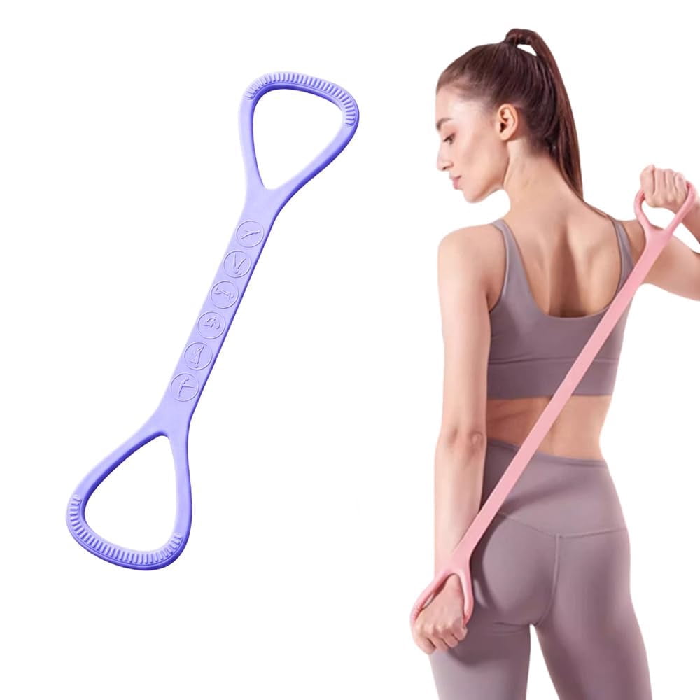 Figure 8 Resistance Bands For Women, Keep Resistance Band Figure 8, Resistance Rubber Bands With Handles For Yoga Strength Training
