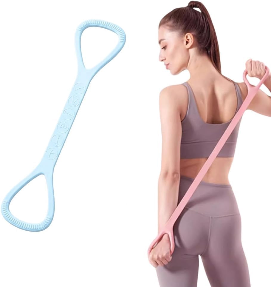 Figure 8 Resistance Bands For Women, Keep Resistance Band Figure 8, Resistance Rubber Bands With Handles For Yoga Strength Training