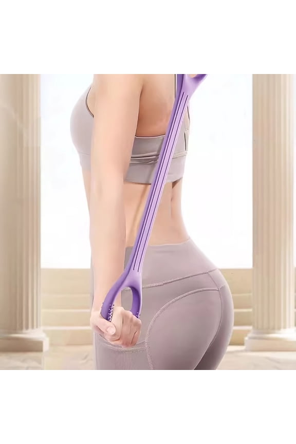 Figure 8 Workout Resistance Band, Upgraded Thicker Arm Back Shoulder Exercise Elastic Rope, Also Used As Yoga Straps and Pilates flexbands, Workout Chest Stretch Bands for Physical Therapy