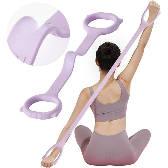 Figure 8 Workout Resistance Band 20lb Elasticity,Thicker Durable Arm Back Shoulder Exercise Elastic Rope, Used As Yoga Straps Pilates Flexbands, Workout Chest Stretch Bands for Physical Therapy