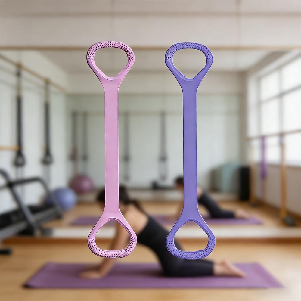 Stretch Robe For Exercise Figure-8 Yoga Resistance Band, Heavy Duty Stretch Rope for Exercise ...