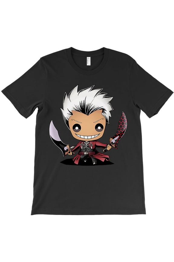 Figure Animated Chibi Anime Funny Gifts Women Kawaii Japanese H14933 T-Shirt, for Men and Women, Up to Size 5XL