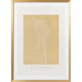 thumbnail image 1 of Figure Bending Forward With Right Knee Raised Framed Art Modern Wall Decor, 1 of 15
