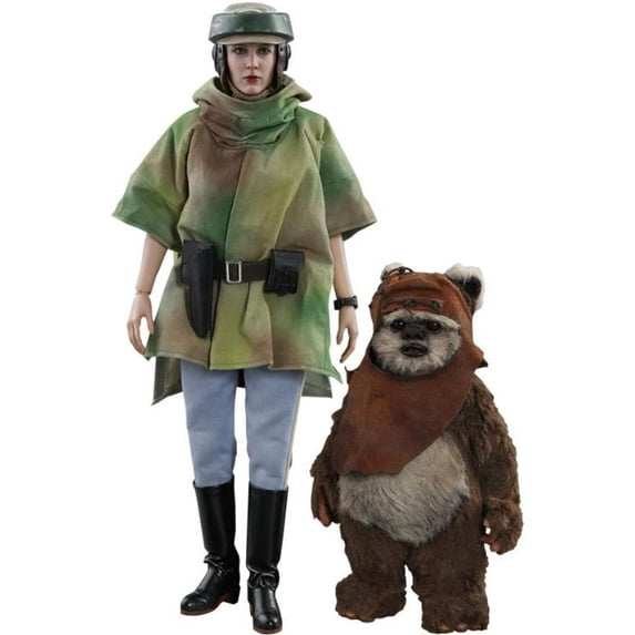 Star Wars - Leia & Wicket RotJ 1:6 Figure Set