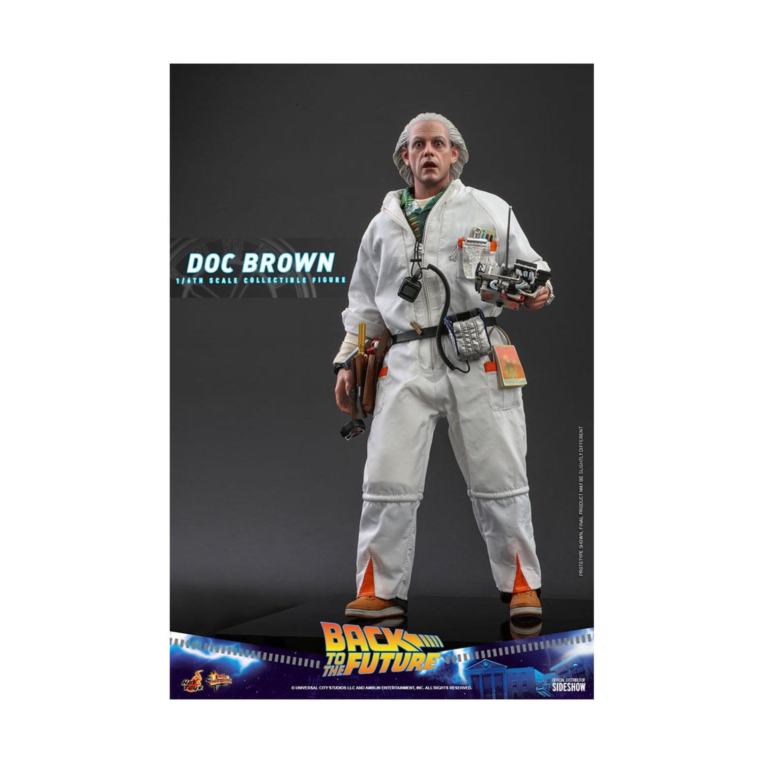 Doc Brown 1/6 Scale Collectible Figure with Accessories