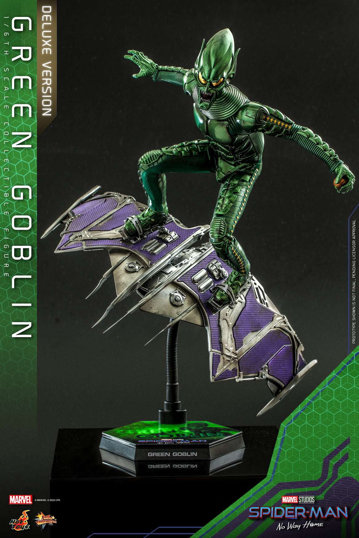 Figure Hot Toys MMS631 - Marvel Comics - Spider Man : No Way Home - Green Goblin Deluxe Version