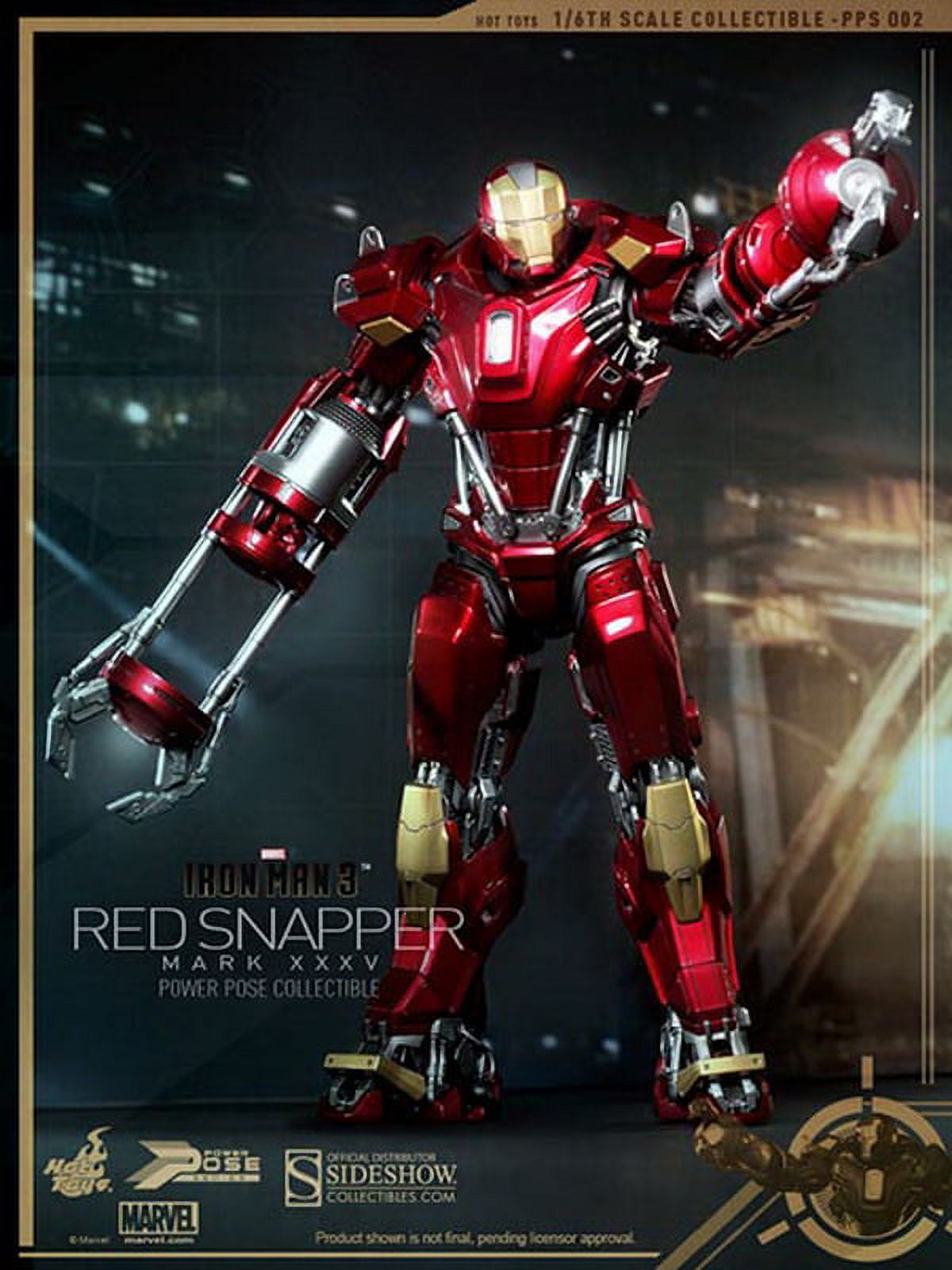 Figure Hot Toys PPS002 - Marvel Comics - Iron Man 3 - Power Pose Red Snapper