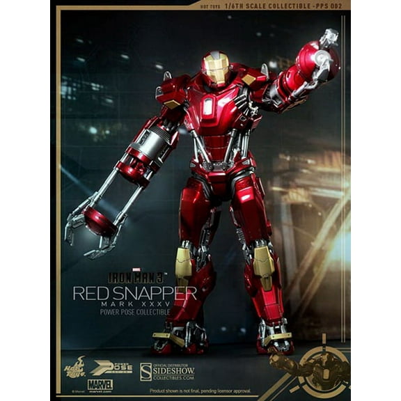 Figure Hot Toys PPS002 - Marvel Comics - Iron Man 3 - Power Pose Red Snapper