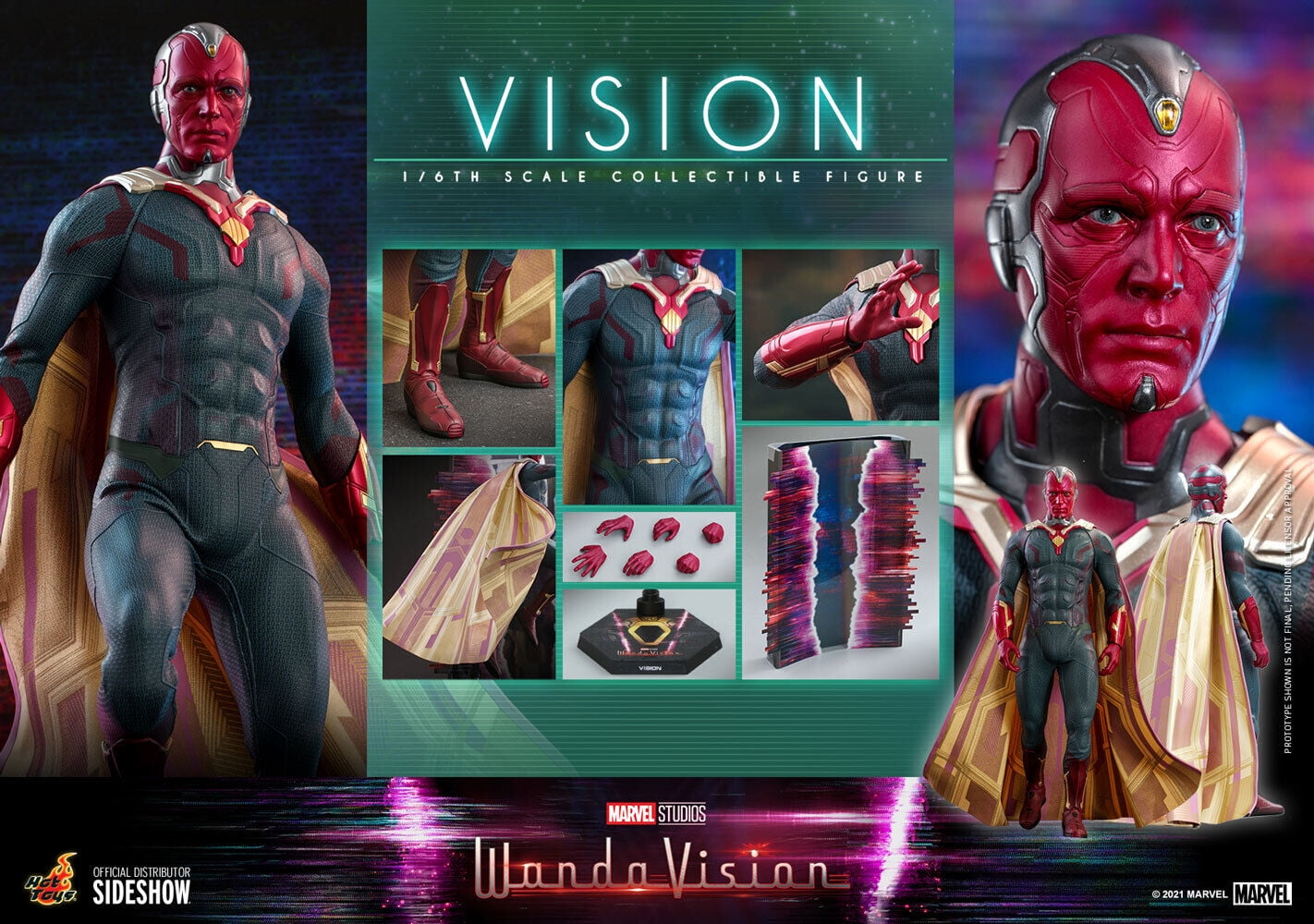 Figure Hot Toys TMS037 - Marvel Comics - Wandavision - Vision