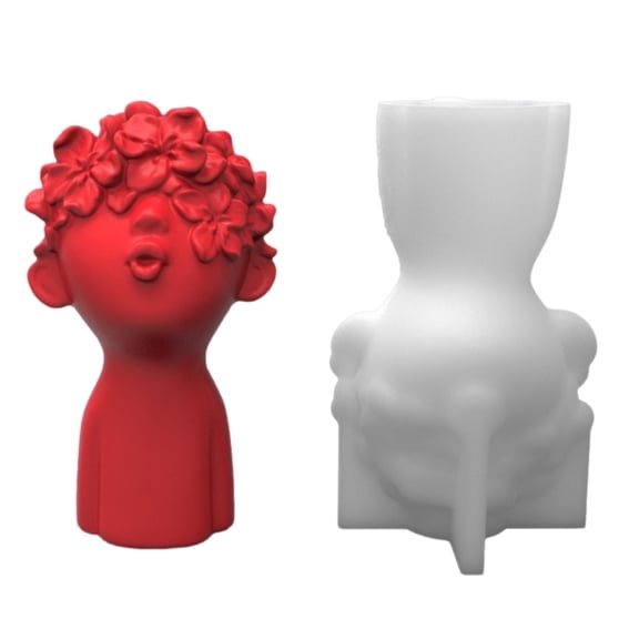 Figure Silicone Mold Pout Doll Mold Resin Mold Scented Decoration