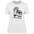 thumbnail image 1 of Figure Skates Design T-Shirt Women -Image by Shutterstock, Female Large, 1 of 2