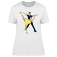 thumbnail image 1 of Figure Skating Colored T-Shirt Women -Image by Shutterstock, Female 3X-Large, 1 of 2