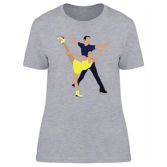 Figure Skating Colored T-Shirt Women -Image by Shutterstock, Female x-Large