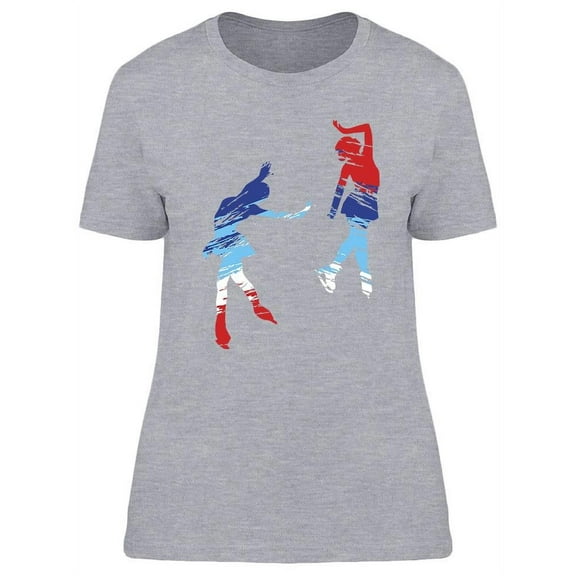 Figure Skating Couple T-Shirt Women -Image by Shutterstock, Female Large