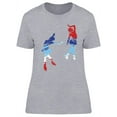 thumbnail image 1 of Figure Skating Couple T-Shirt Women -Image by Shutterstock, Female XX-Large, 1 of 2