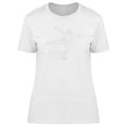 thumbnail image 1 of Figure Skating Design T-Shirt Women -Image by Shutterstock, Female 3X-Large, 1 of 2