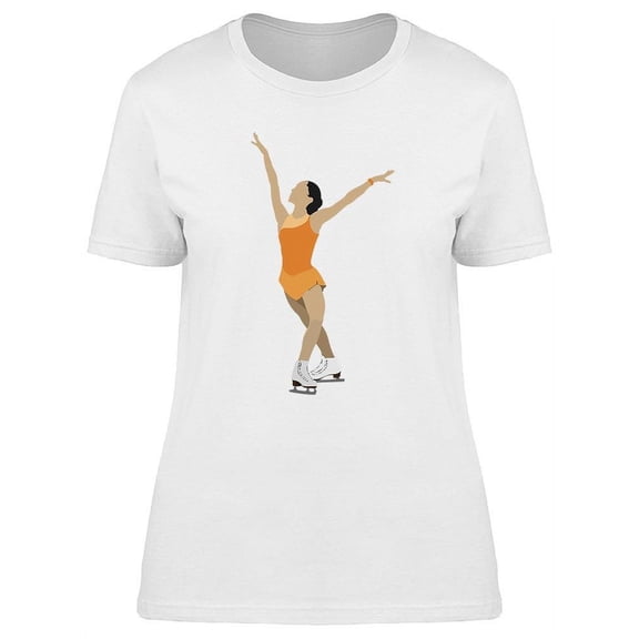 Figure Skating Female T-Shirt Women -Image by Shutterstock, Female Small