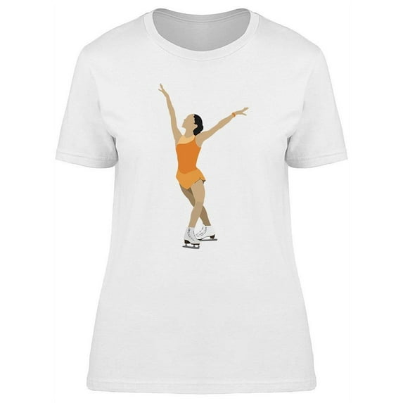 Figure Skating Female T-Shirt Women -Image by Shutterstock, Female Small