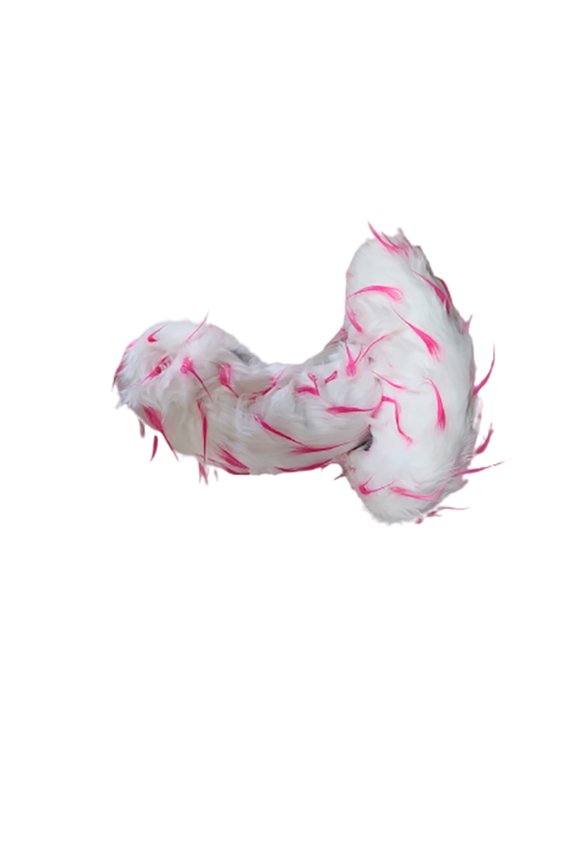 Figure Skating Fur Soakers - Pink & White