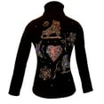 thumbnail image 1 of Figure Skating Jacket with " Multi Colors Skating Designs" rhinestone applique, 1 of 2