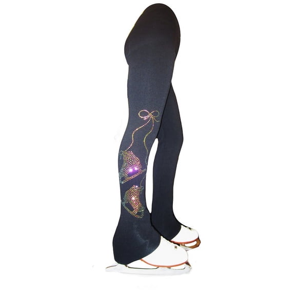 Figure Skating Pants with Vitrail "Pair of Skates" applique
