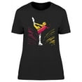 thumbnail image 1 of Figure Skating Pose T-Shirt Women -Image by Shutterstock, Female x-Large, 1 of 2