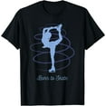 thumbnail image 1 of Figure Skating Shirt - Spinning Skater on Ice gift t shirt, 1 of 4