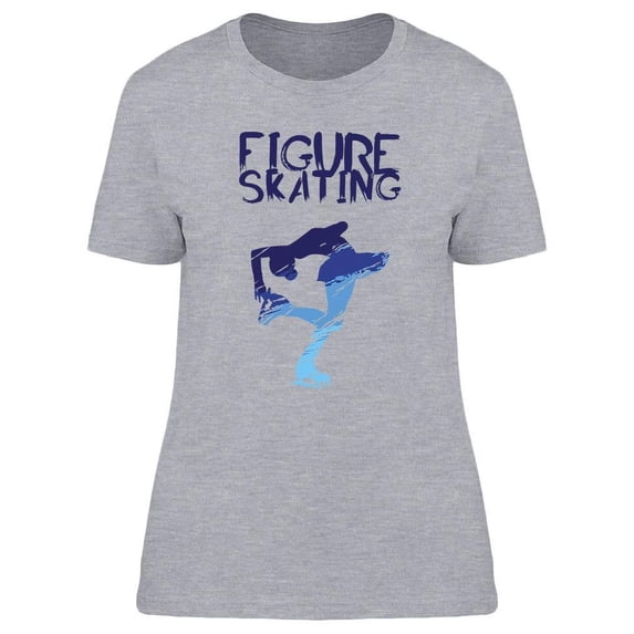 Figure Skating Sport Design T-Shirt Women -Image by Shutterstock, Female Small