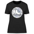 thumbnail image 1 of Figure Skating T-Shirt Women -Image by Shutterstock, Female 3X-Large, 1 of 2