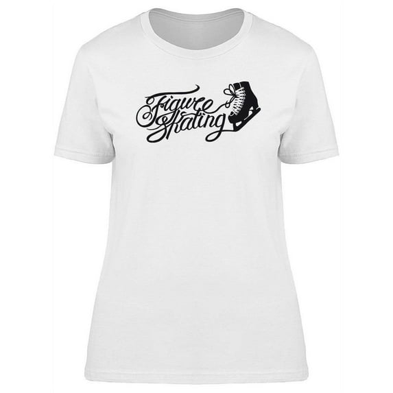 Figure Skating Vintage Design T-Shirt Women -Image by Shutterstock, Female XX-Large