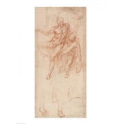 Figure Studies Poster Print by Michelangelo Buonarroti - 18 x 24 in.