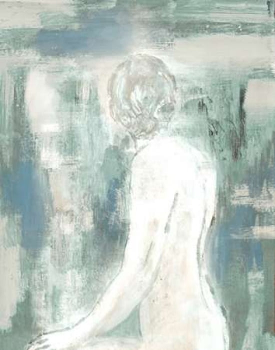 Figure on Abstract II Canvas Art - Lanie Loreth (22 x 28)