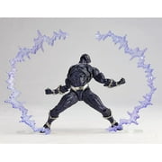 Figurecomplex Amazing Yamaguchi Black Panther, Approx. 6.7 inches 170 mm, ABS & PVC Painted Action Figure, Revoltech