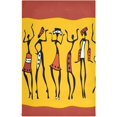 thumbnail image 1 of Figures of African Tea Towels Set of 1 Tribal Dancer Kitchen Dish Cloth with Hanging Loop, 18"x28"Lint-Free Absorbent Towel for Kitchen Drying Wiping and Cleaning, 1 of 6