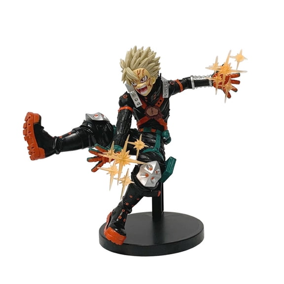 Figures Anime Bakugo Figure Statues Midoriya Izuku/Todoroki Shouto/Toga Himiko Anime Action Figurine 18CM/7.1IN