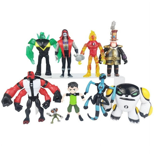 Figures Based on Ben 10 Action Figures Set of 9 Toys,Ben Tennyson