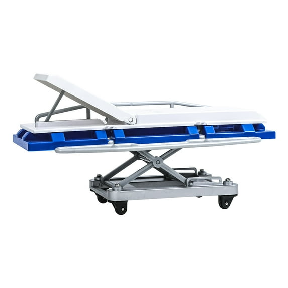Blue and White Deluxe Moving Stretcher for WWE & AEW Wrestling Action Figures