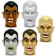 thumbnail image 1 of Figures Toy Company Set of 5 Male Vampire Heads for 8 Inch Type S Retro Action Figures, 1 of 1