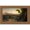 thumbnail image 1 of Figures in an Ecuadorian Landscape 24x17 Gold Ornate Wood Framed Canvas Art by Church, Frederic Edwin, 1 of 2