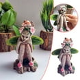 Figurine Fairy Tree Unique Decor Outdoor/Indoor Fairy Sitting Art