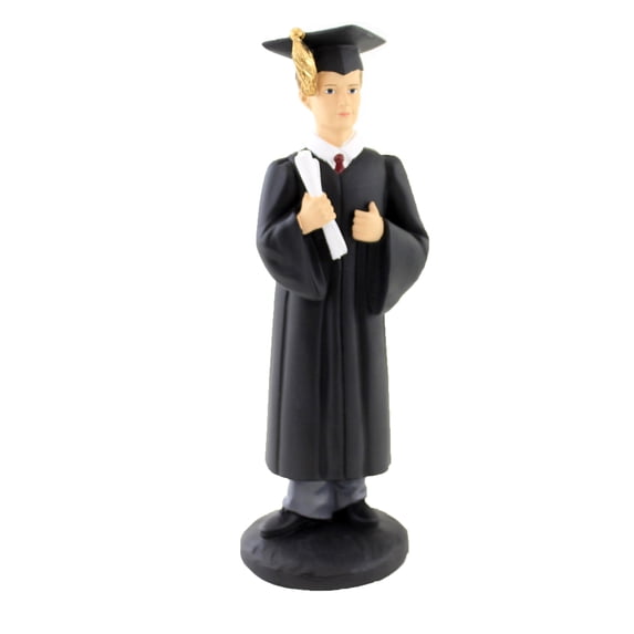 Figurine Graduate Male Polyresin Diploma College High School 17188