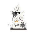 thumbnail image 1 of Figurine Home Decor Colorful Ghost Wooden Halloween Decor for Mantel Shelf Indoor Home Party Holiday Display, 1 Piece, 1 of 7