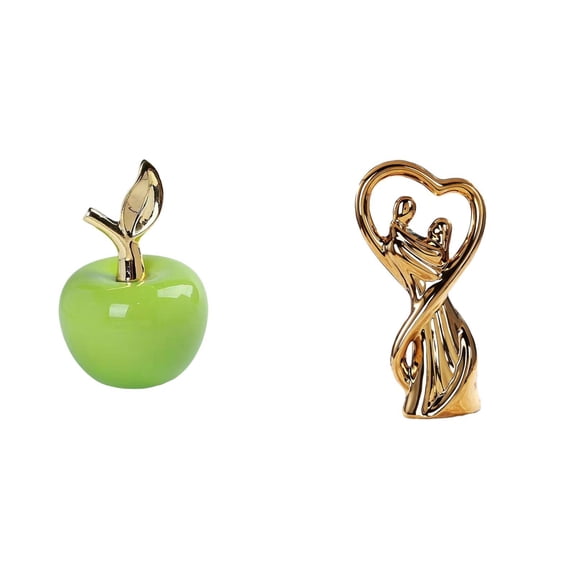 Figurine Statue Sculpture Ceramic Construction Modern Art Piece Suitable for Family Living Room Gift