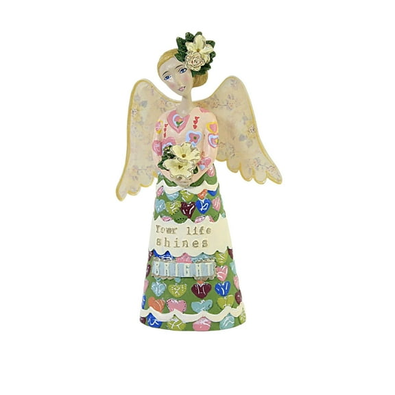 Figurine Your Life Shines Bright Angel Polyresin Kelly Rae Roberts 12553..