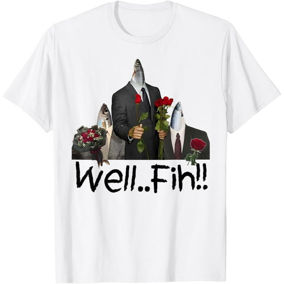 Fih Gentleman Funny Misspelled Fish Meme Fih Calling Humor T-Shirt TShirt