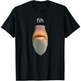 thumbnail image 1 of Fih Meme Shirt “Fih” Funny Misspelled Fish Meme T-Shirt tee, 1 of 4