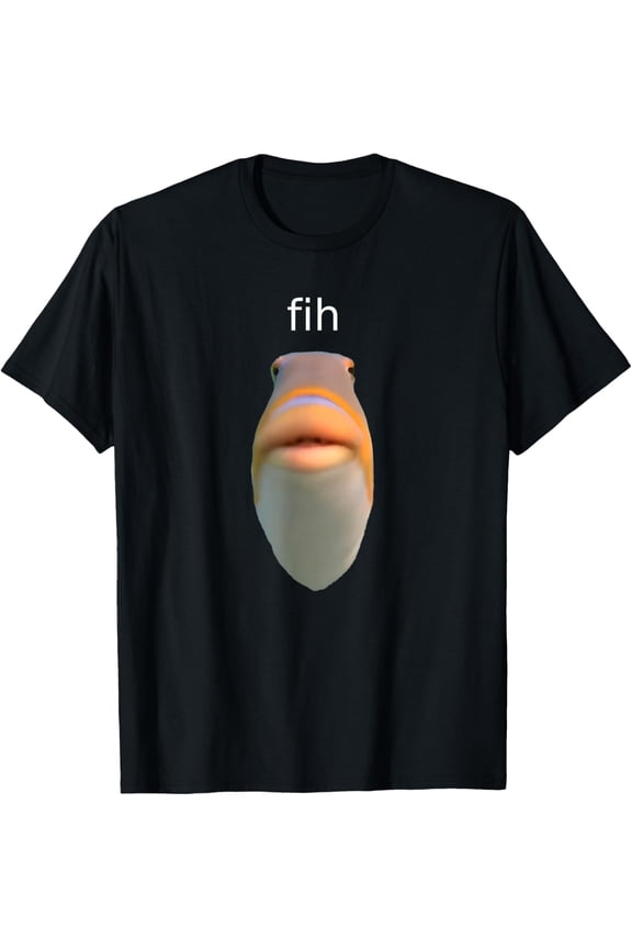 Fih Meme Shirt “Fih” Funny Misspelled Fish Meme T-Shirt tee