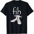 thumbnail image 1 of Fih Shoes Fish Funny Misspelled Fish Meme Fih Calling Humor T-Shirt, 1 of 6