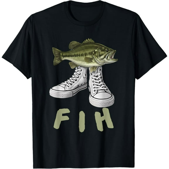 Fih Shoes Funny Fish Meme Fih Calling Humor Fishing Nerds T-Shirt TShirt
